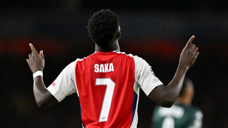 Bukayo Saka shkëlqen, Arsenali fiton ndaj Monacos