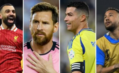 Nga Salah te De Bruyne, Messi, Ronaldo dhe Neymar – dy formacione të mbushura me yje që mbesin pa kontratë më 2025