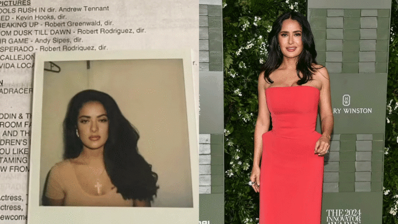 Fotografia e Salma Hayek e vitit 1995 bëhet virale duke tronditur rrjetet sociale