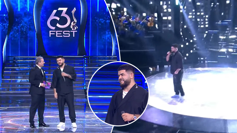 Noizy performon në Festivalin e Këngës në RTSh-së si i ftuar special, interpreton live me orkestër këngën “Vllazni”