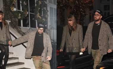 Taylor Swift dhe Travis Kelce përshtaten në veshje në një takim romantik, mes thashethemeve për fejesë