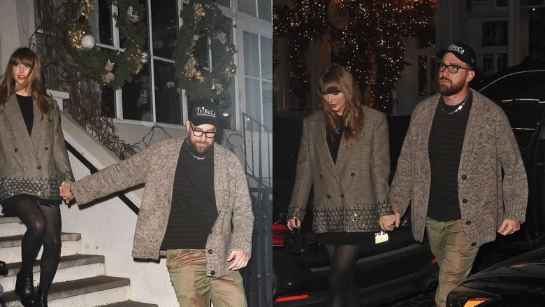 Taylor Swift dhe Travis Kelce përshtaten në veshje në një takim romantik, mes thashethemeve për fejesë