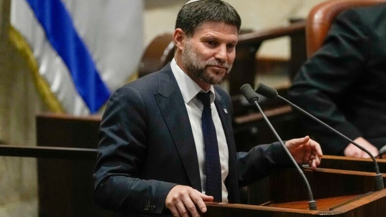 Ministri izraelit i Financave thotë se do të 'rrëzojë qeverinë' nëse Izraeli nuk pushton Gazën