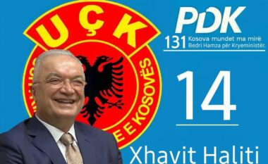 Xhavit Haliti, i vetmi nga ish-anëtarët e Shtabit të Përgjithshëm të UÇK-së që garon për deputet