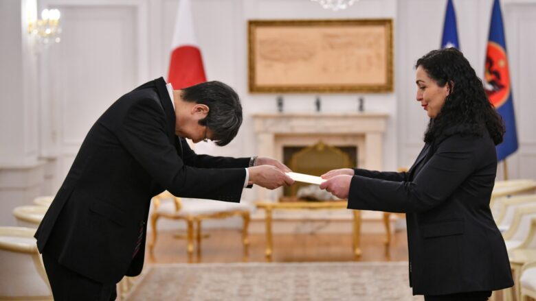 Presidentja pranoi letrat kredenciale të ambasadorit të ri të Japonisë në Kosovë