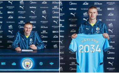 Haaland nënshkruan kontratë të re me Man Cityn, zgjat qëndrimin deri më 2034 në Etihad