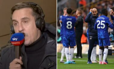 Gary Neville vazhdon kritikat e ashpra për yllin e Chelseat: Me atë në fushë, le t’i harrojnë trofetë