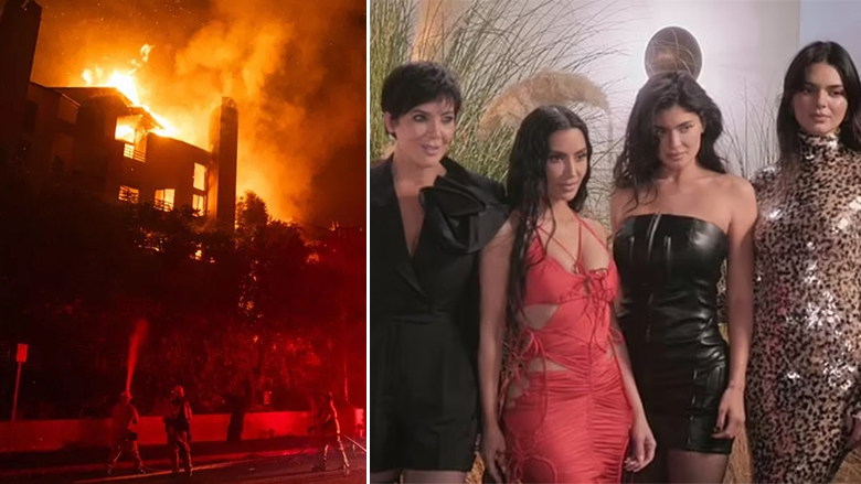 Motrat Kardashian evakuohen të sigurta nga rezidencat e tyre në Los Angeles, pas vërshimit të zjarreve masive