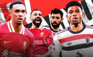 Formacionet zyrtare, Liverpool – Man Utd: Slot dhe Amorim futen me të gjitha forcat