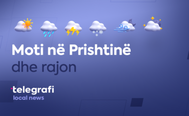 Temperaturat deri në 15 gradë Celsius sot në Prishtinë