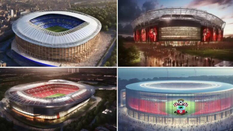 Inteligjenca Artificale parashikon se si do të duken stadiumet në Ligën Premier pas 100 vitesh