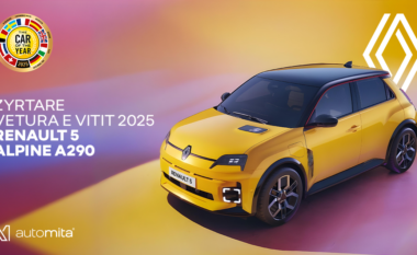 Renault 5 E-Tech kurorëzohet si “Makina e Vitit 2025” 