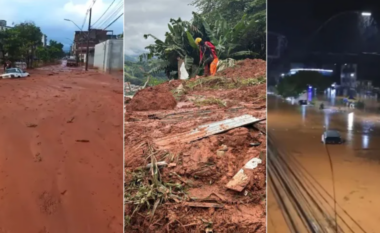 Të paktën 10 të vdekur – pamje që tregojnë pasojat e shirave të rrëmbyeshëm dhe rrëshqitjeve të dheut në disa pjesë të Brazilit