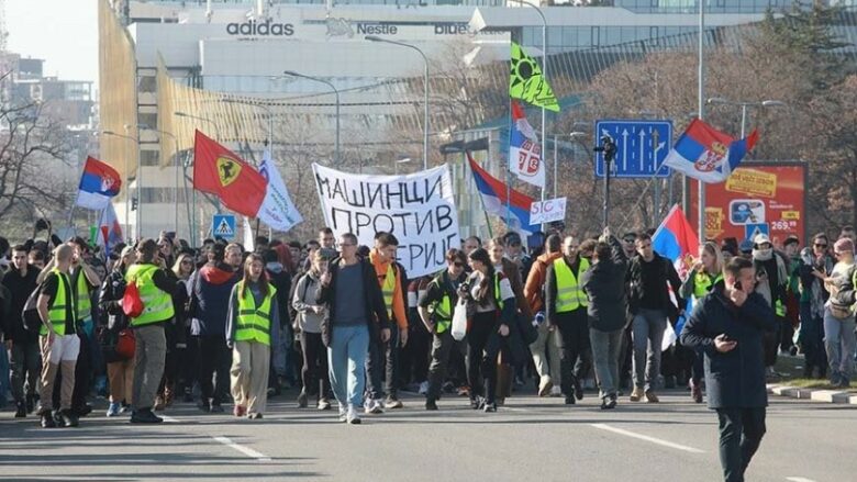 Vazhdojnë protestat në Serbi, studentët nga Beogradi nisen në këmbë për Novi Sad