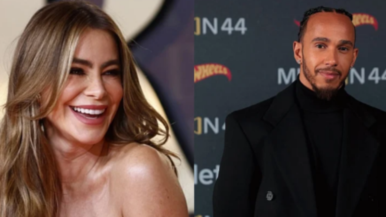 Sofia Vergara dyshohet se është në lidhje me ish-kampionin e botës në Formula 1, Lewis Hamilton