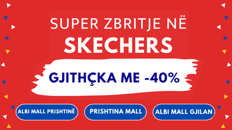 Super zbritje në Skechers – Gjithçka me -40%!