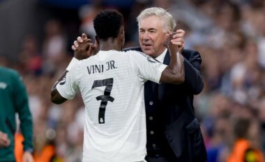 Ancelotti flet për thashethemet e largimit të Vinicius Jr