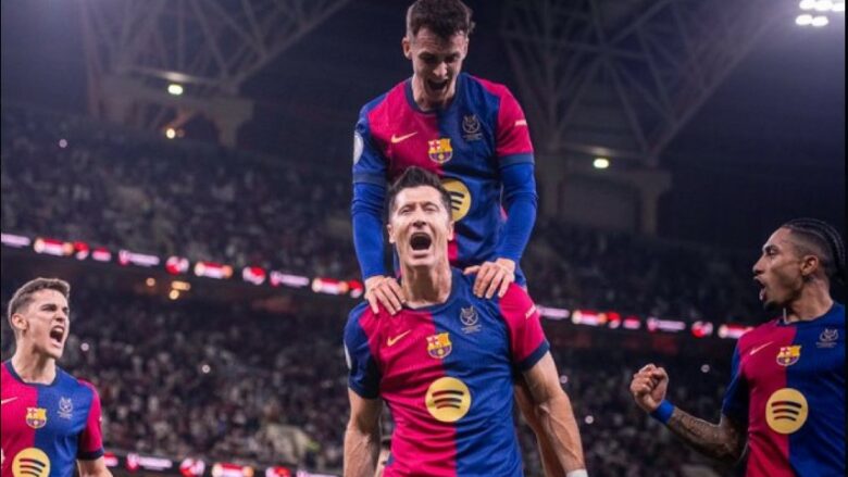 Barcelona e shkatërron Real Madridin në finalen e Superkupës së Spanjës