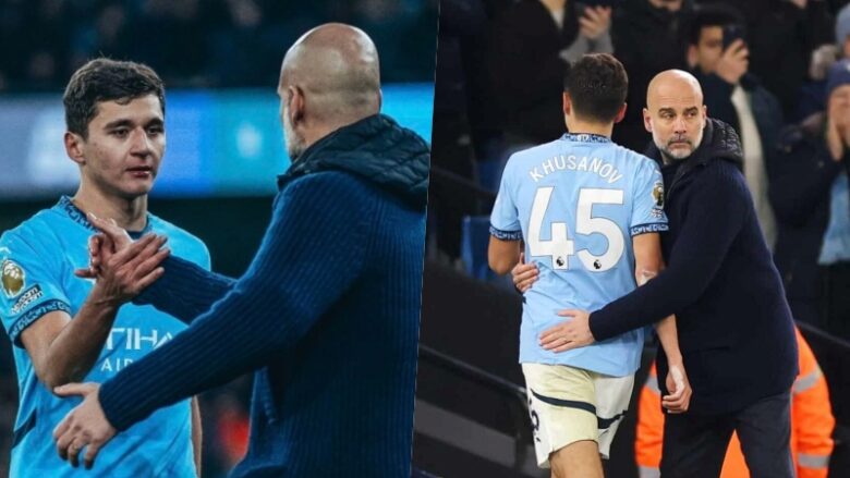 Bëri gabim trashanik në debutim, Guardiola i del në mbrojtje mbrojtësit Khusanov