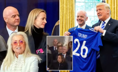 Njerëzit nuk mund ta kuptojnë atë që bëri presidenti i FIFA-s gjatë inaugurimit të Donald Trump