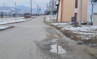 Raportohen dëmtime të rrugës në fshatin Topanicë të Kamenicës