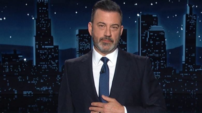 Jimmy Kimmel mezi mbajti lotët teksa fliste për dëmet që shkaktuan zjarret në Los Angeles