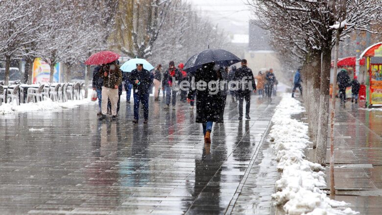 Fundjavë me temperatura të ulëta dhe mundësi për reshje bore