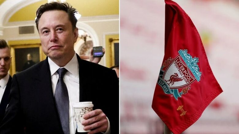 Miliarderi Elon Musk i interesuar për të blerë Liverpoolin