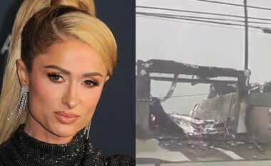 Paris Hilton: Pashë shtëpinë duke u djegur në themel përmes transmetimit televiziv