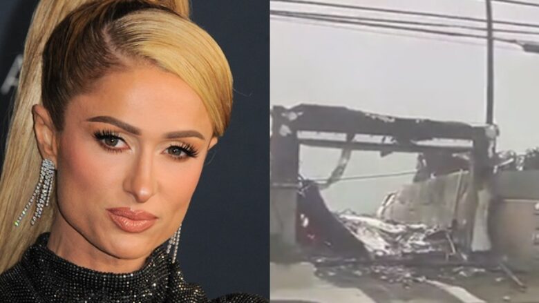 Paris Hilton: Pashë shtëpinë duke u djegur në themel përmes transmetimit televiziv