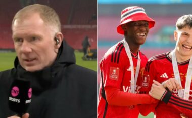 Paul Scholes tregon se kë duhet ta shesë Man United mes Garnachos dhe Mainoo