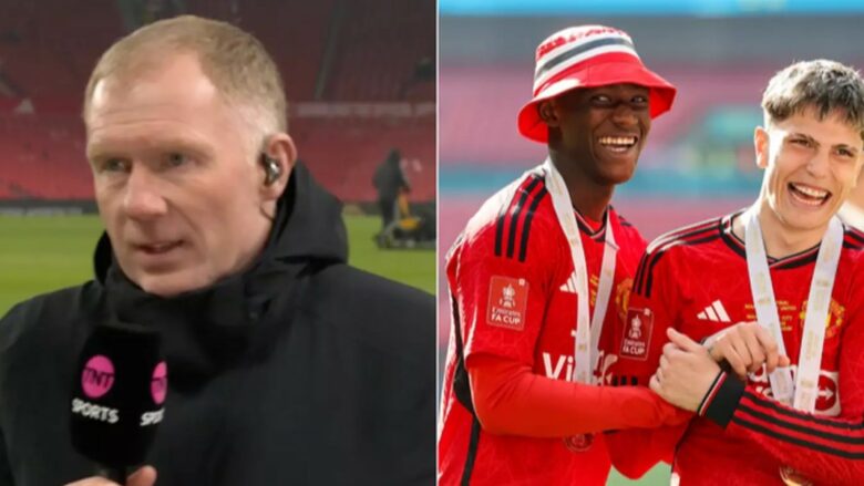 Paul Scholes tregon se kë duhet ta shesë Man United mes Garnachos dhe Mainoo