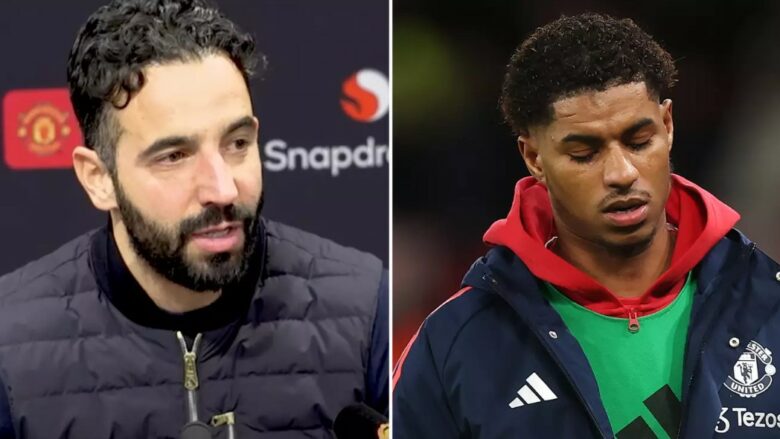 Ruben Amorim e zbulon saktësisht arsyen pse Rashford nuk po luan për Man Unitedin