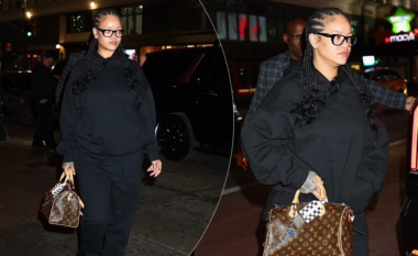 Rihanna shfaqet pa grim dhe me stil të ri flokësh në New York