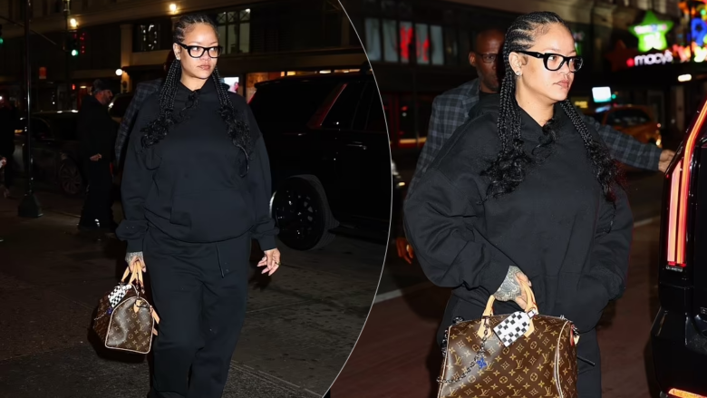 Rihanna shfaqet pa grim dhe me stil të ri flokësh në New York