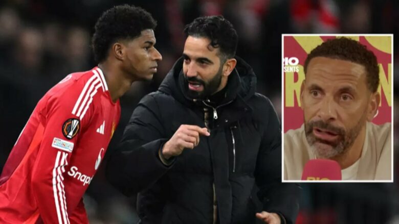 Rio Ferdinand këshillon Rashfordin ta ‘kërcënojë’ me padi trajnerin Ruben Amorim