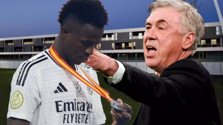 Ancelotti konfirmon tërthorazi se Vinicius mund të transferohet në Arabinë Saudite