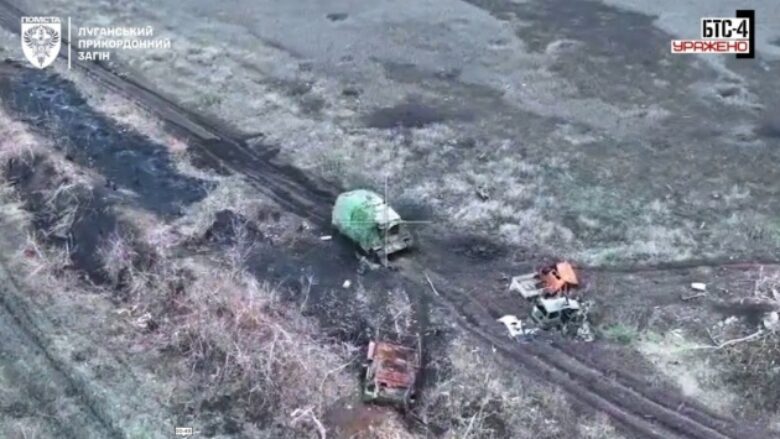 Dronët ukrainas shënjestrojnë tanket dhe autoblindat ruse