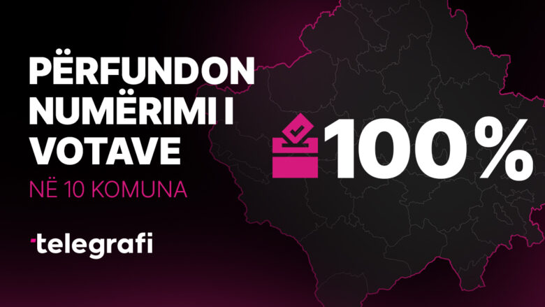 Përfundon numrimi i votave të partive politike në dhjetë komuna – këto janë rezultatet preliminare