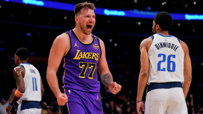 Doncic shkëlqen me ‘triple-double’ ndaj ish-skuadrës, Lakers mposhtin Dallasin