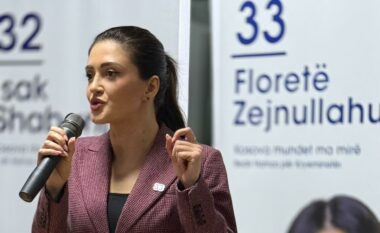 Floretë Zejnullahu vazhdon takimet me qytetarët, merr mbështetje për Bedri Hamzën si kryeministër