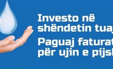 KRU “Prishtina” fton konsumatorët të paguajnë borxhet për shërbimet e ujit