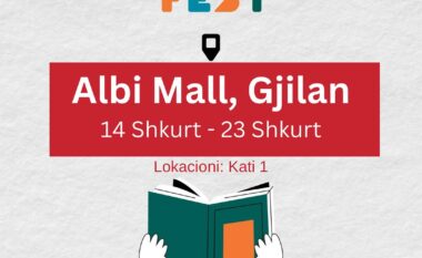 Bookfesti zbarkon në Albi Mall në Gjilan