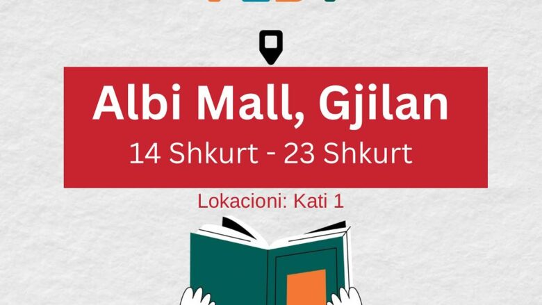 Bookfesti zbarkon në Albi Mall në Gjilan