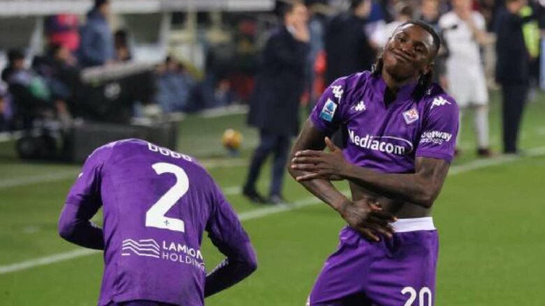 Fiorentina demolon Interin në ndeshjen e ndërprerë të xhiros së 14-të, Moise Kean shkëlqen me dy gola