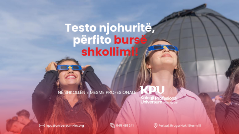 Shkolla e mesme profesionale KPU-Kolegji Profesional Universum hap thirrjen për bursa shkollimi 