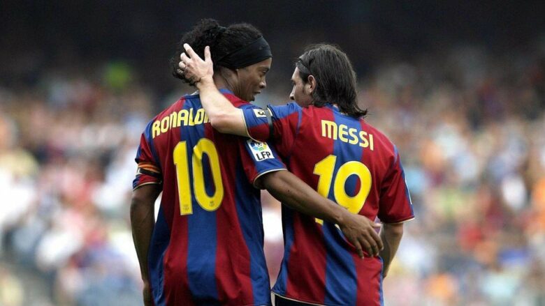 Ronaldinho: Është e vështirë për mua të them se Messi është më i miri në histori