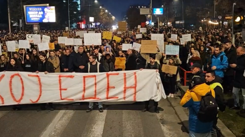 Protestohet për Frosinën, vajzën 22 vjeçare e cila vdiq në aksidentin në Shkup