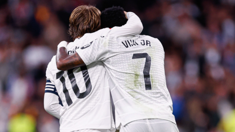 Real Madridi kthehet te fitorja – perla e Modric dhe goli i vonë i Vinicius i dhurojnë tre pikë mbretërve