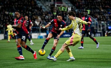 Juventusi mposht Cagliarin dhe kthehet sërish në zonën ‘Champions’